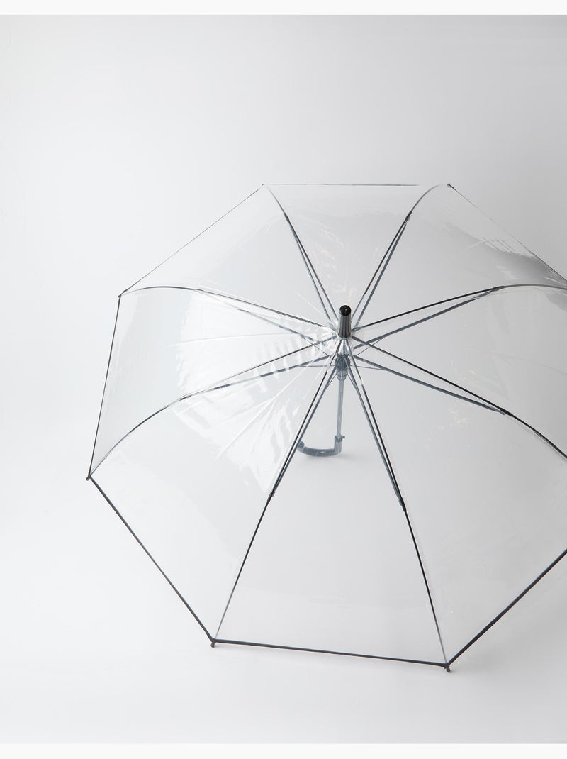 Parapluie transparent, mo fashion Noir - Kiabi