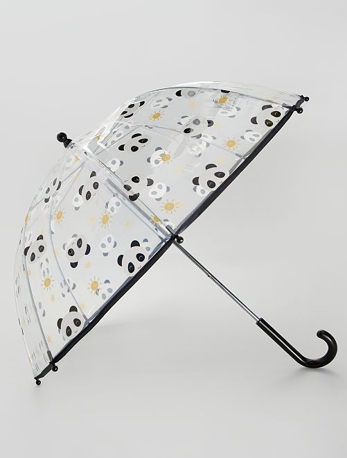 Parapluie transparent 'Panda' - Kiabi