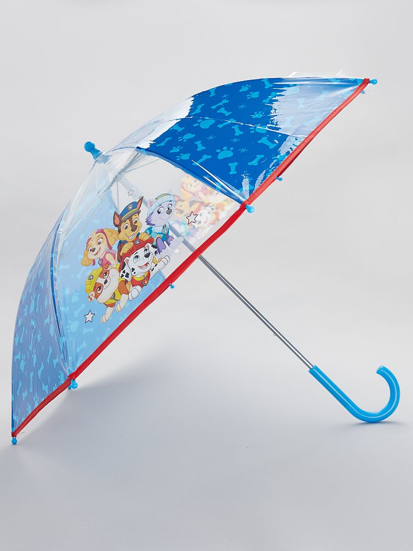 Parapluie transparent 'Pat'Patrouille' bleu - Kiabi