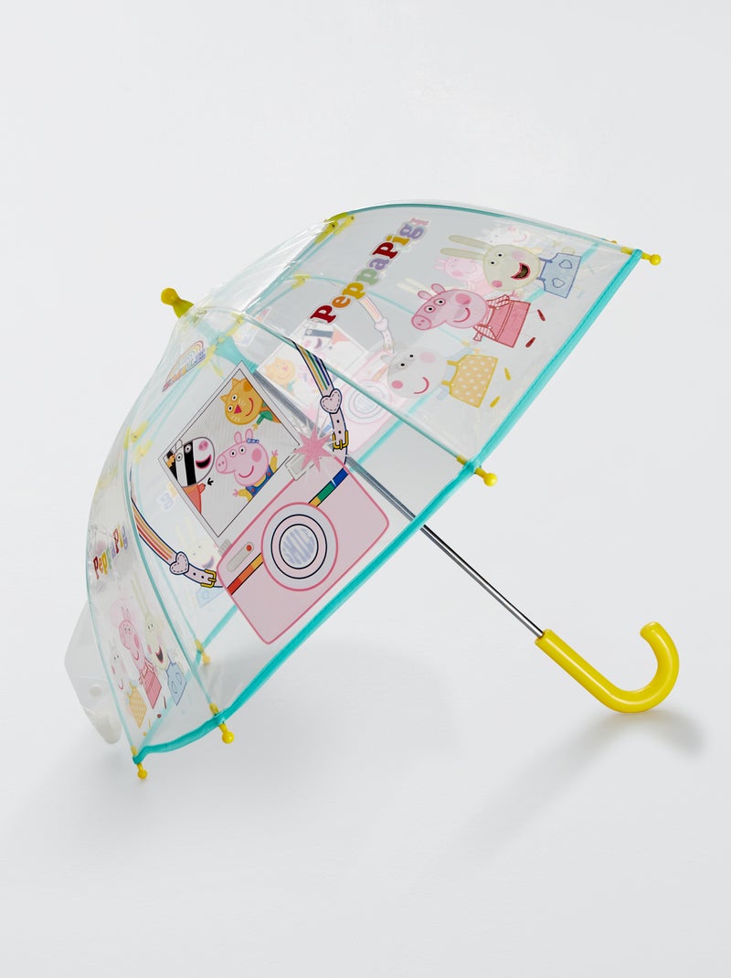 Parapluie transparent 'Peppa Pig' multicolore - Kiabi