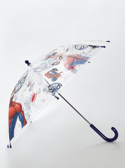 Parapluie transparent 'Spider Man' 'Marvel' - Kiabi