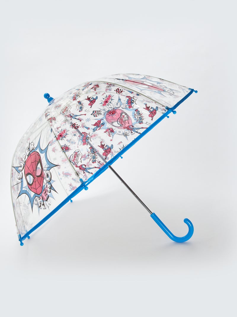 Parapluie transparent 'Spiderman' ROUGE - Kiabi