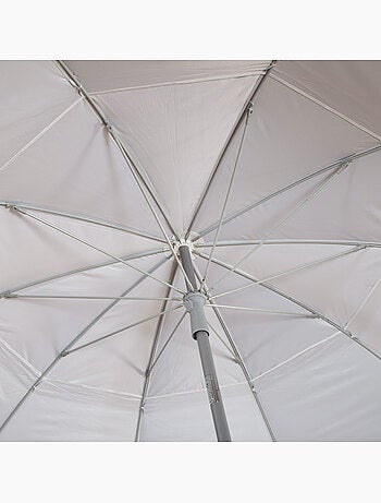 Parasol de plage 10 baleines 220 cm inclinable uv50