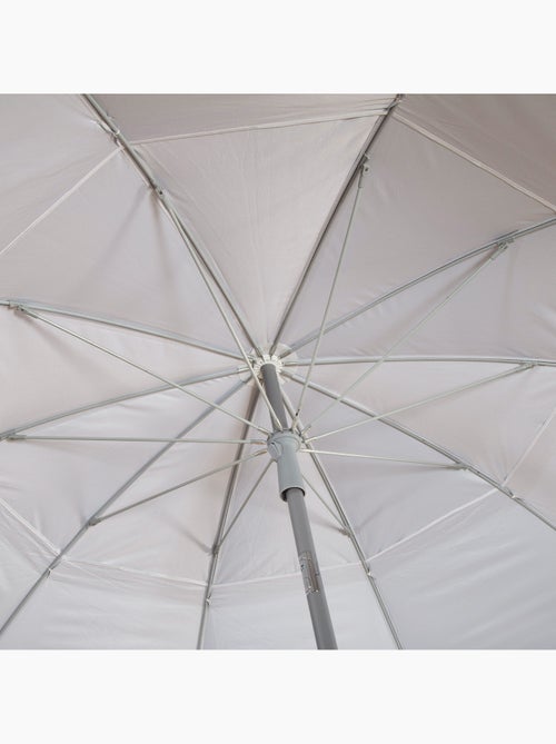 Parasol de plage 10 baleines 220 cm inclinable uv50 - Kiabi