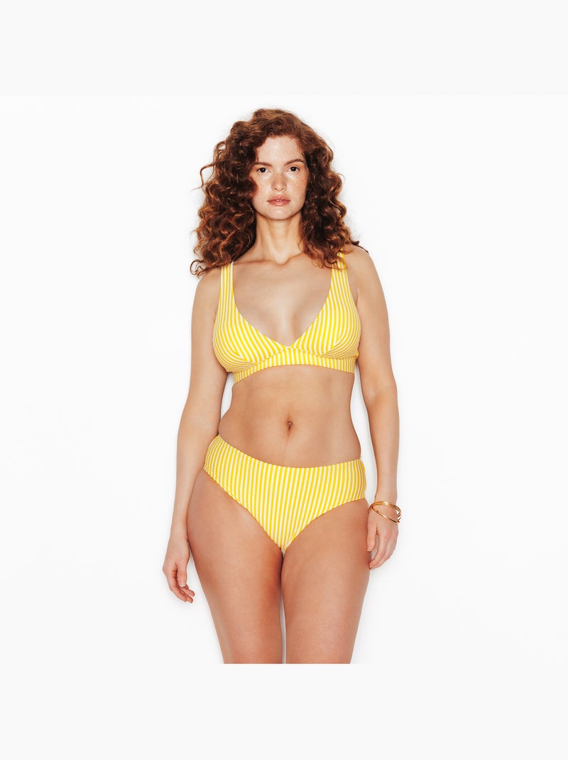 Parasol hoge slip multikleur geel Donkergeel - Kiabi