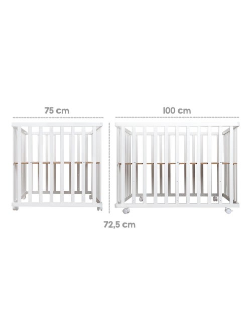 Parc bébé en bois avec tapis déperlant et matelas déhoussable 'roba style' roba - Kiabi Parc bébé en bois avec tapis déperlant et matelas déhoussable 'roba style' roba - Kiabi