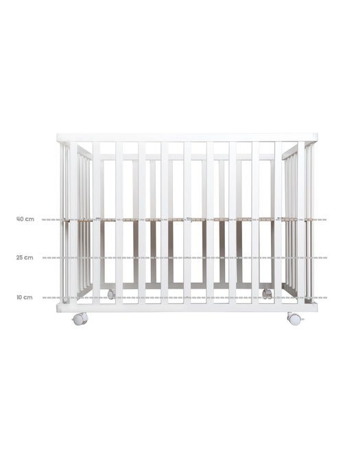 Parc bébé en bois avec tapis déperlant et matelas déhoussable 'roba style' roba - Kiabi Parc bébé en bois avec tapis déperlant et matelas déhoussable 'roba style' roba - Kiabi