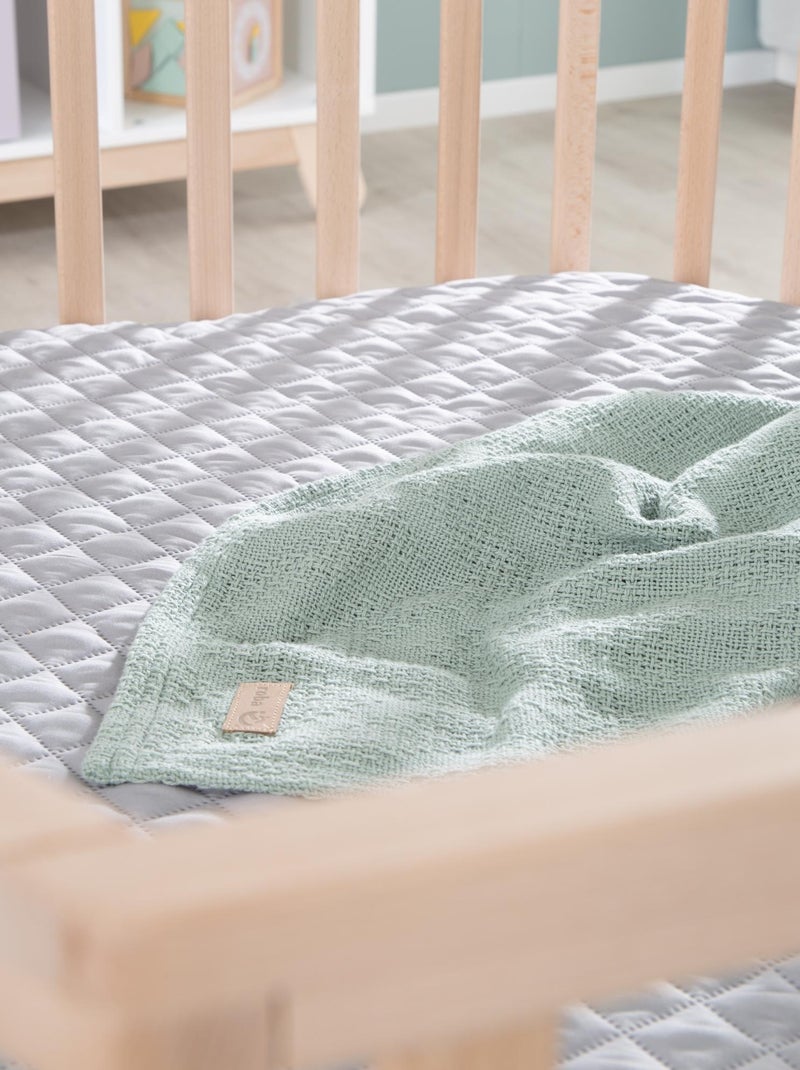 Parc bébé hexagonal en bois massif bio avec tapis déperlant 'Cosiplay' ROBA Marron clair - Kiabi
