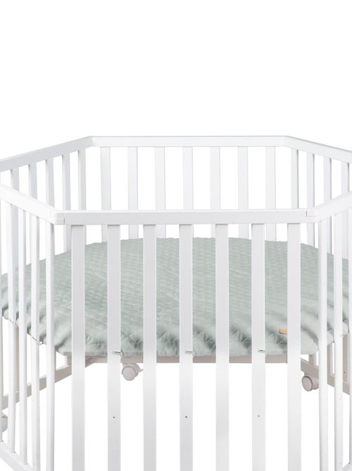 Parc bébé hexagonal en bois réglable avec tapis déperlant 'roba Style' ROBA - Kiabi Parc bébé hexagonal en bois réglable avec tapis déperlant 'roba Style' ROBA - Kiabi