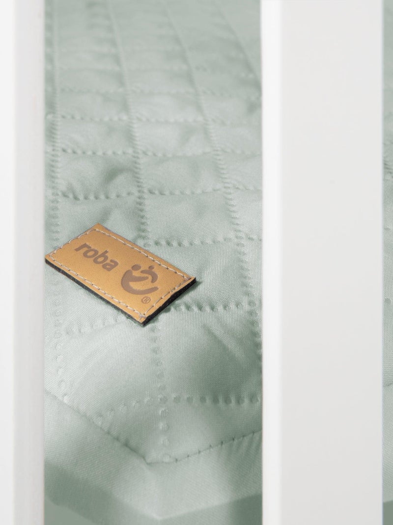 Parc bébé hexagonal en bois réglable avec tapis déperlant 'roba Style' ROBA Blanc - Kiabi