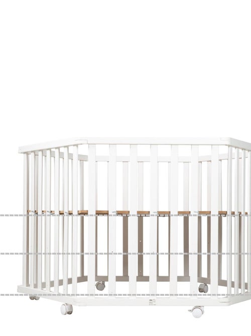 Parc bébé hexagonal en bois + tapis imprimé étoile 'little stars' roba - Kiabi Parc bébé hexagonal en bois + tapis imprimé étoile 'little stars' roba - Kiabi