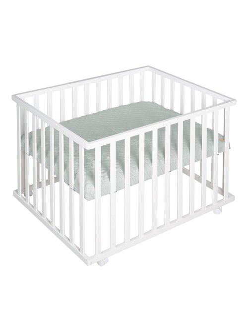 Parc bébé rectangulaire en bois avec tapis déperlant 'Roba Style ROBA' - Kiabi Parc bébé rectangulaire en bois avec tapis déperlant 'Roba Style ROBA' - Kiabi