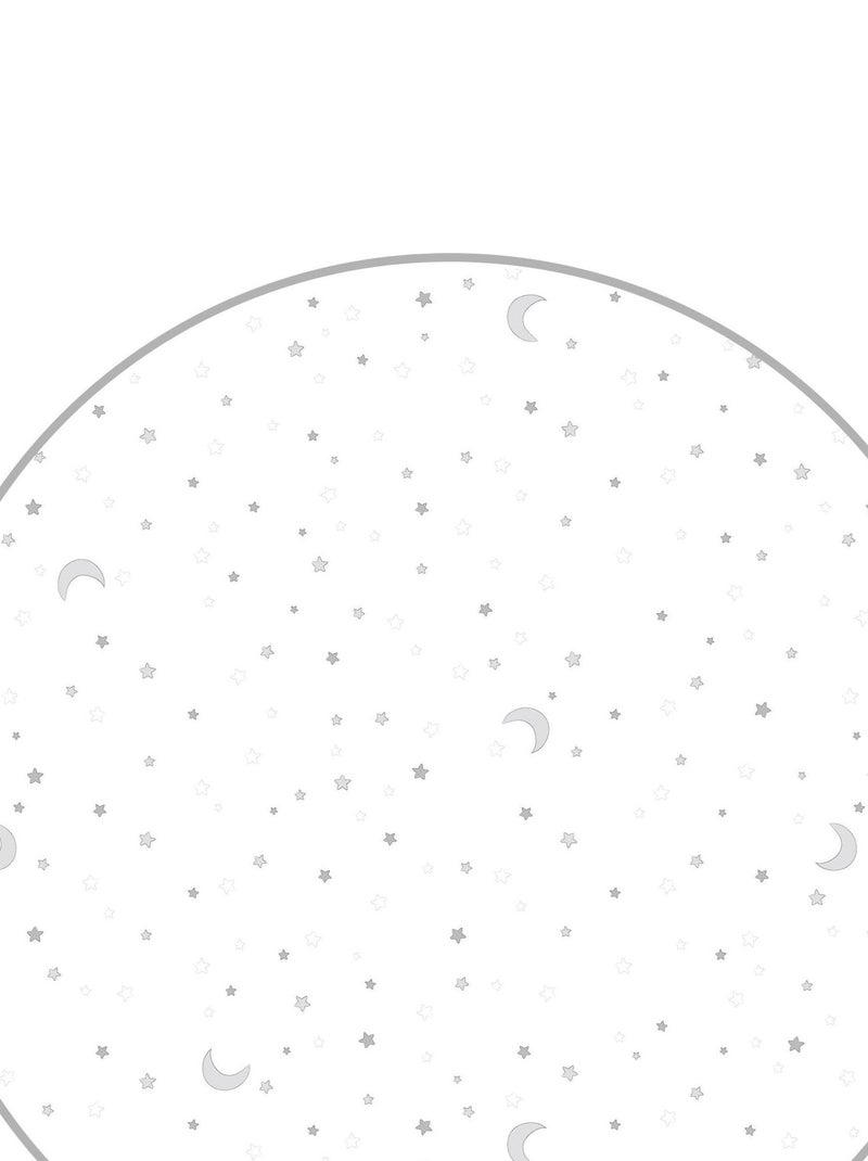 Parc bébé rectangulaire réglable + tapis imprimé étoiles 'sternenzauber' - ROBA Blanc - Kiabi