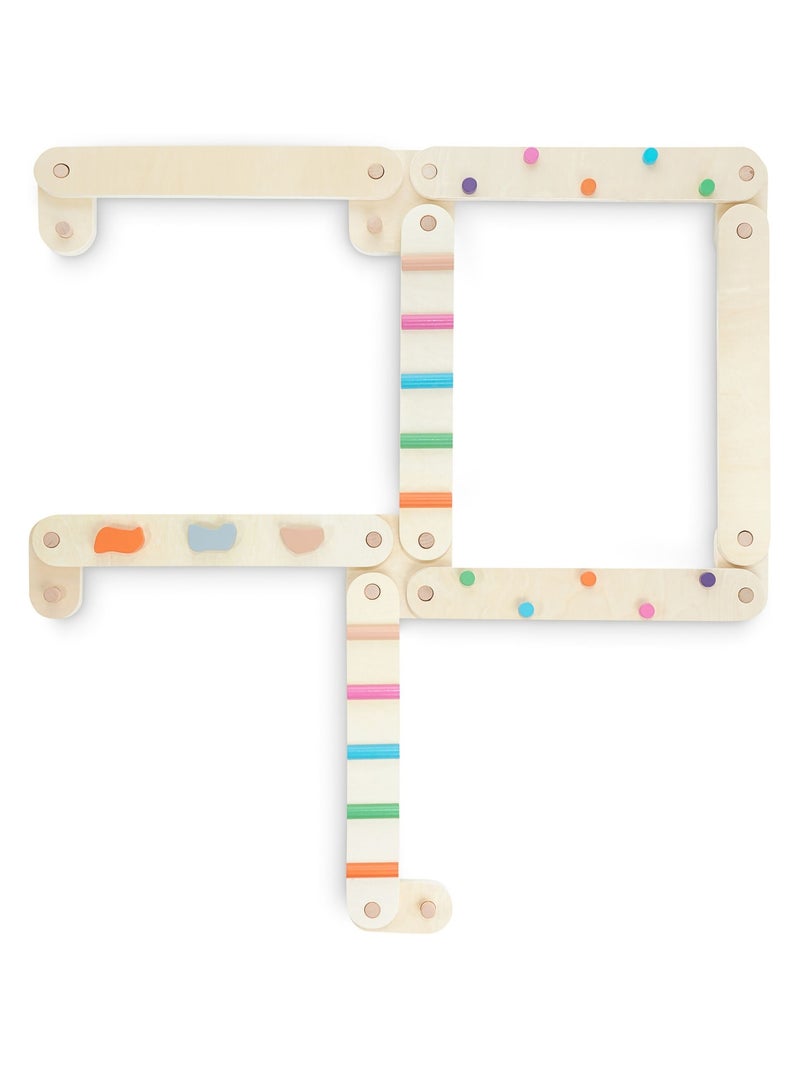 Parcours d'équilibre montessori bois 14 éléments mamabrum N/A - Kiabi