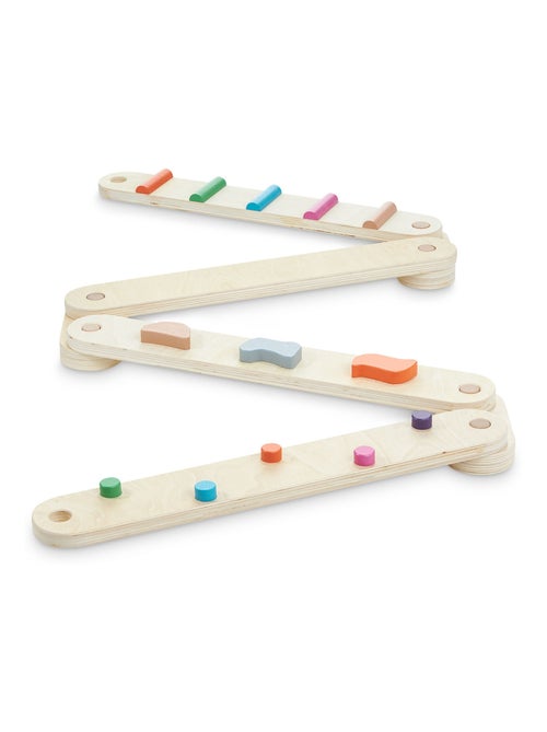Parcours d'équilibre montessori bois 14 éléments mamabrum - Kiabi Parcours d'équilibre montessori bois 14 éléments mamabrum - Kiabi