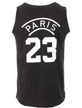 Paris 23 basketbalshirt zwart voor heren - sport zone