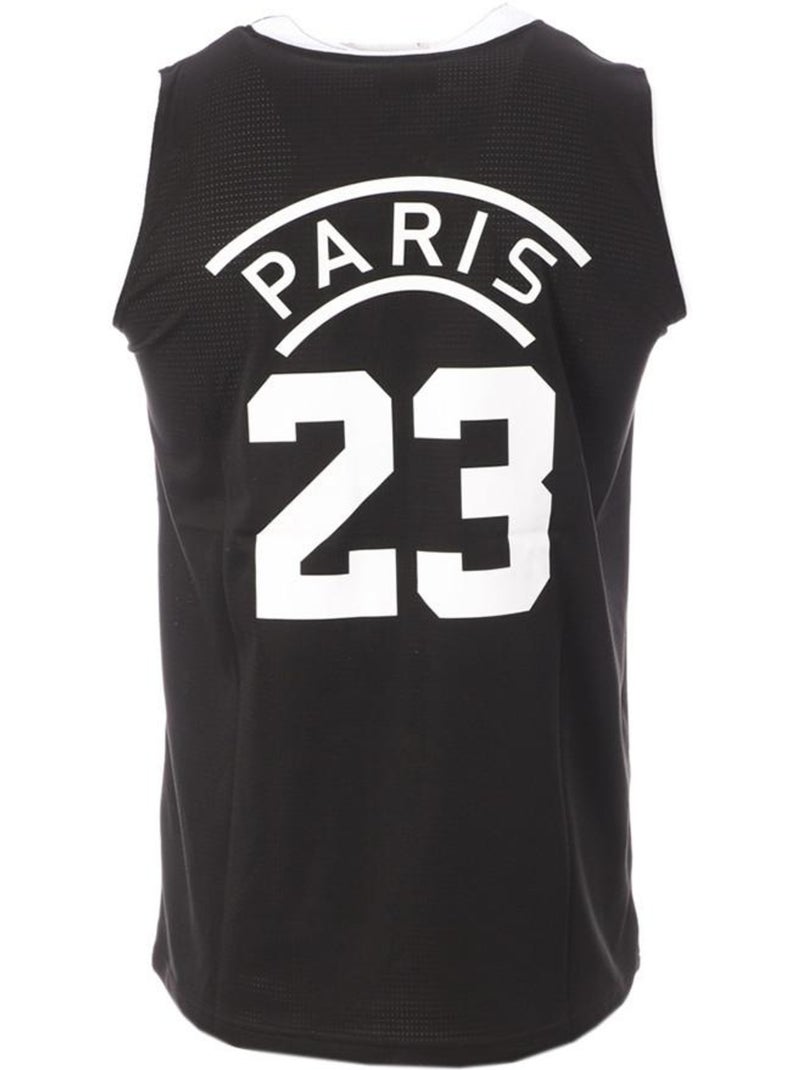 Paris 23 basketbalshirt zwart voor heren - sport zone Zwart - Kiabi