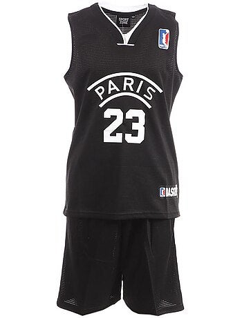 Paris basketbalset zwart/wit kinderen sport zone