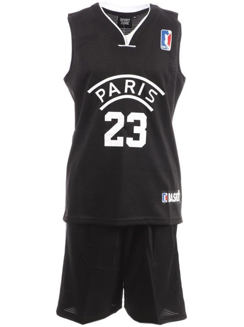 Paris Basketbalset Zwart/Wit Kinderen Sport Zone - Kiabi Paris Basketbalset Zwart/Wit Kinderen Sport Zone - Kiabi