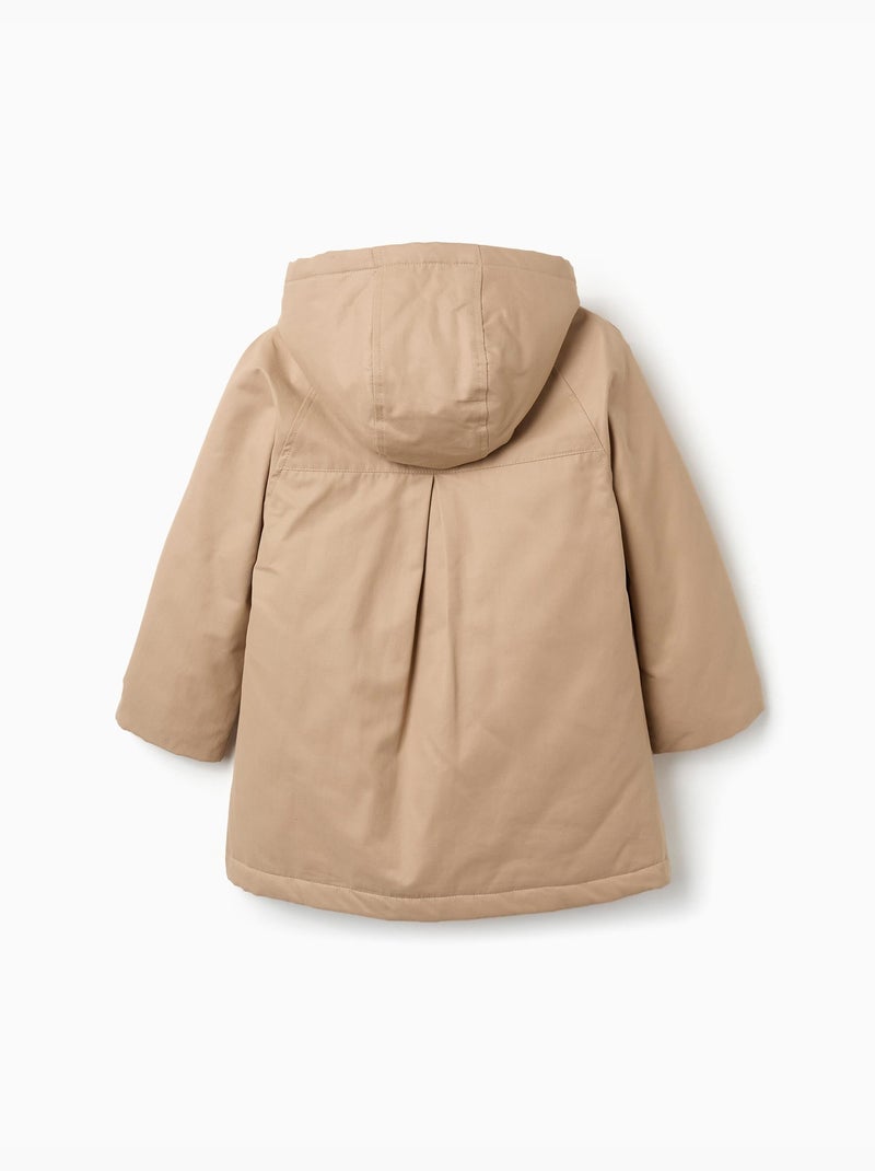 Parka 3-en-1 rembourrée avec capuche Beige clair - Kiabi