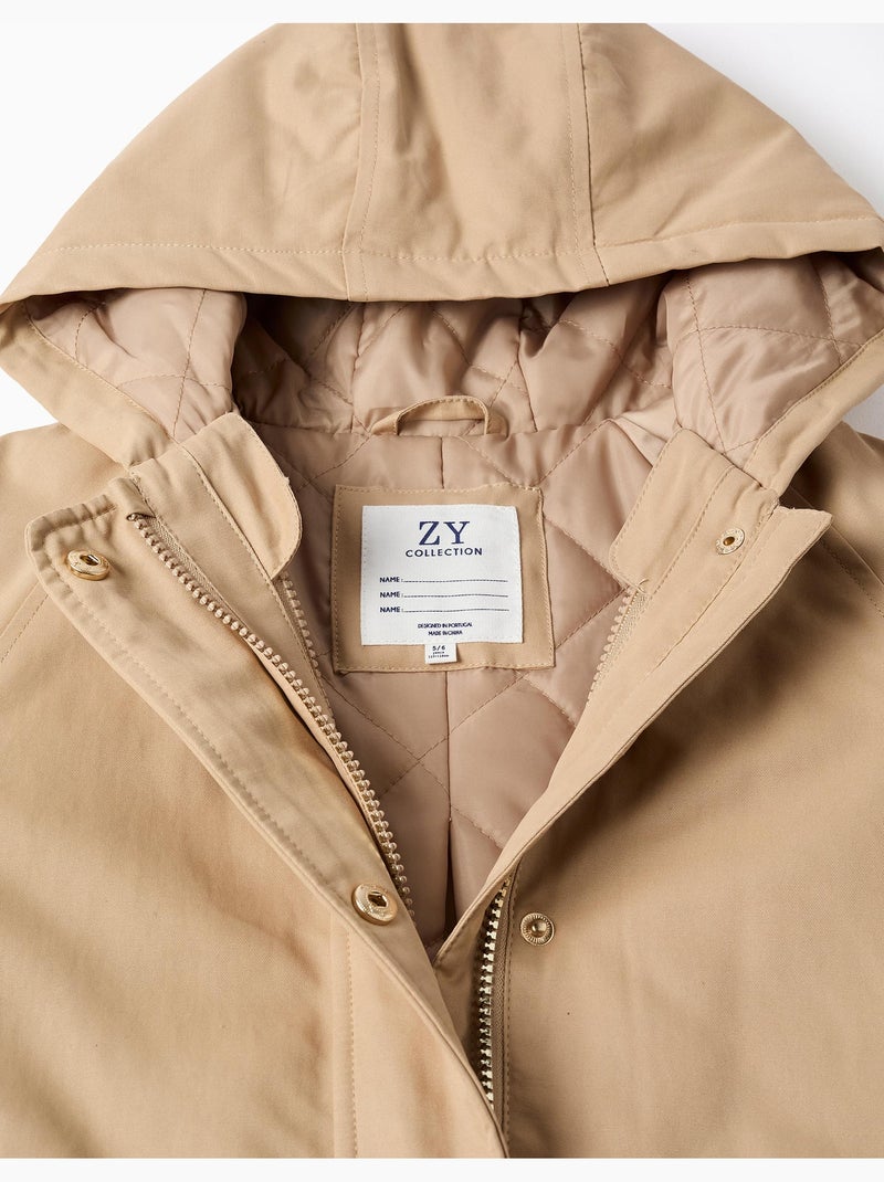 Parka 3-en-1 rembourrée avec capuche Beige clair - Kiabi