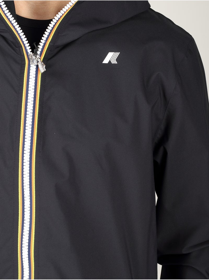 Parka à capuche - k-way Noir - Kiabi