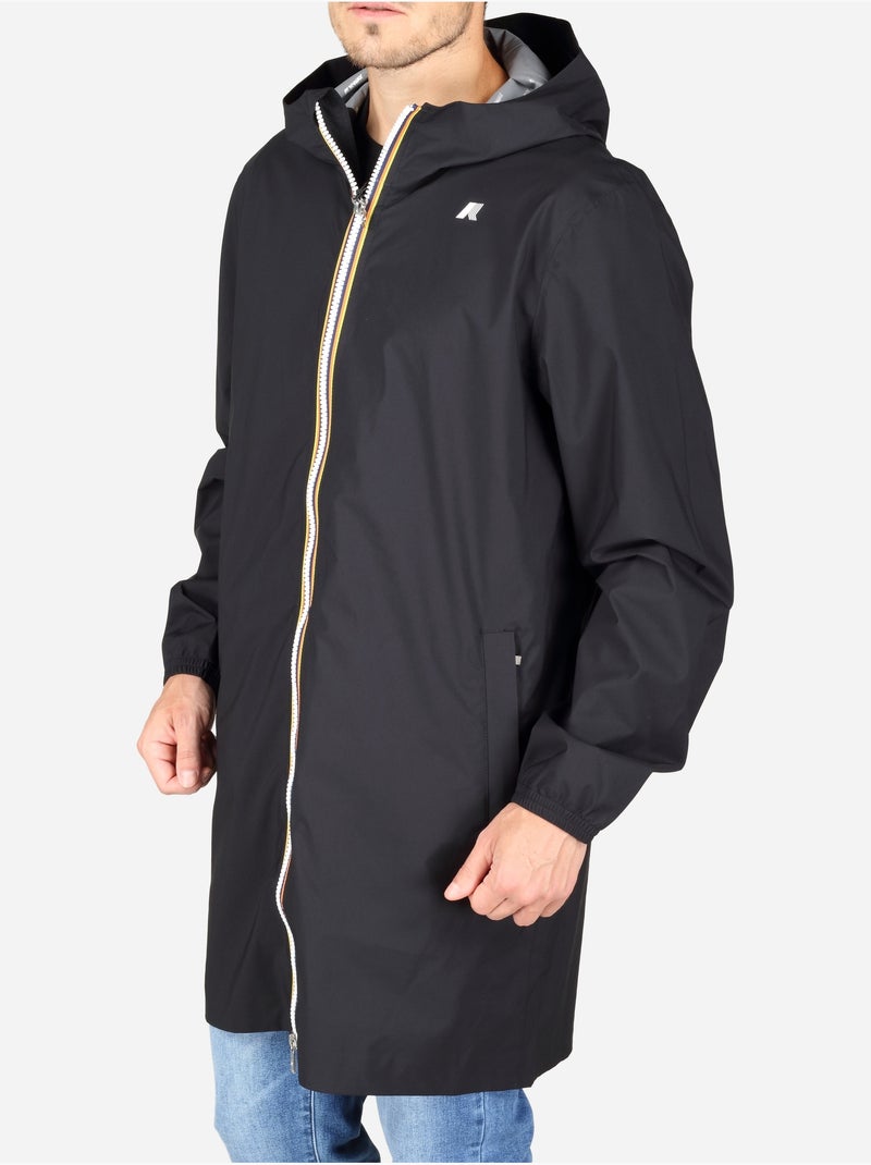 Parka à capuche - k-way Noir - Kiabi