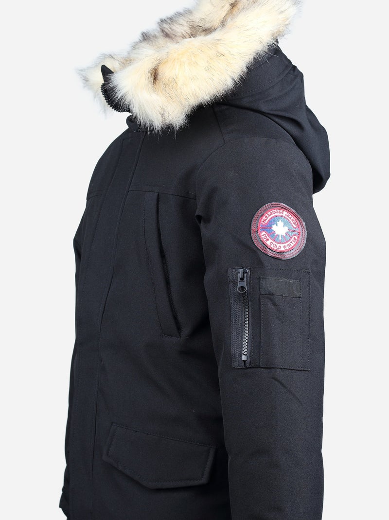 Parka à capuche - Paragoose Noir - Kiabi