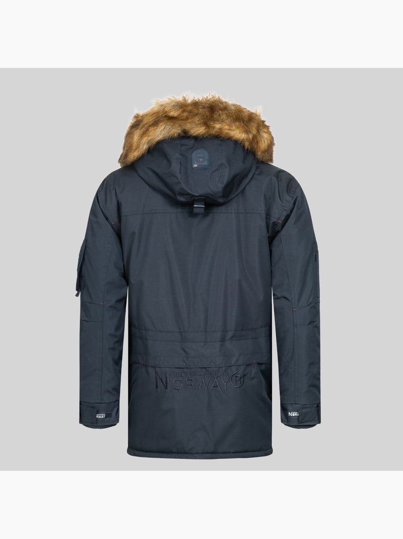 Parka à capuche abiosaure – geographical norway Bleu marine - Kiabi