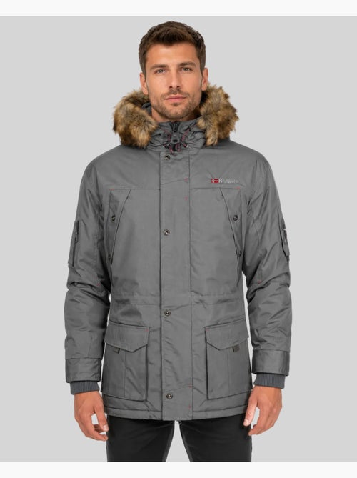 Parka à capuche abiosaure – geographical norway - Kiabi