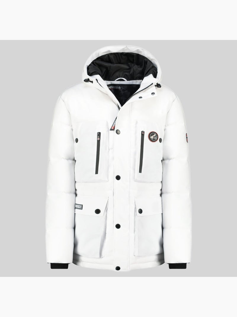 Parka à capuche albert – geographical norway Blanc - Kiabi