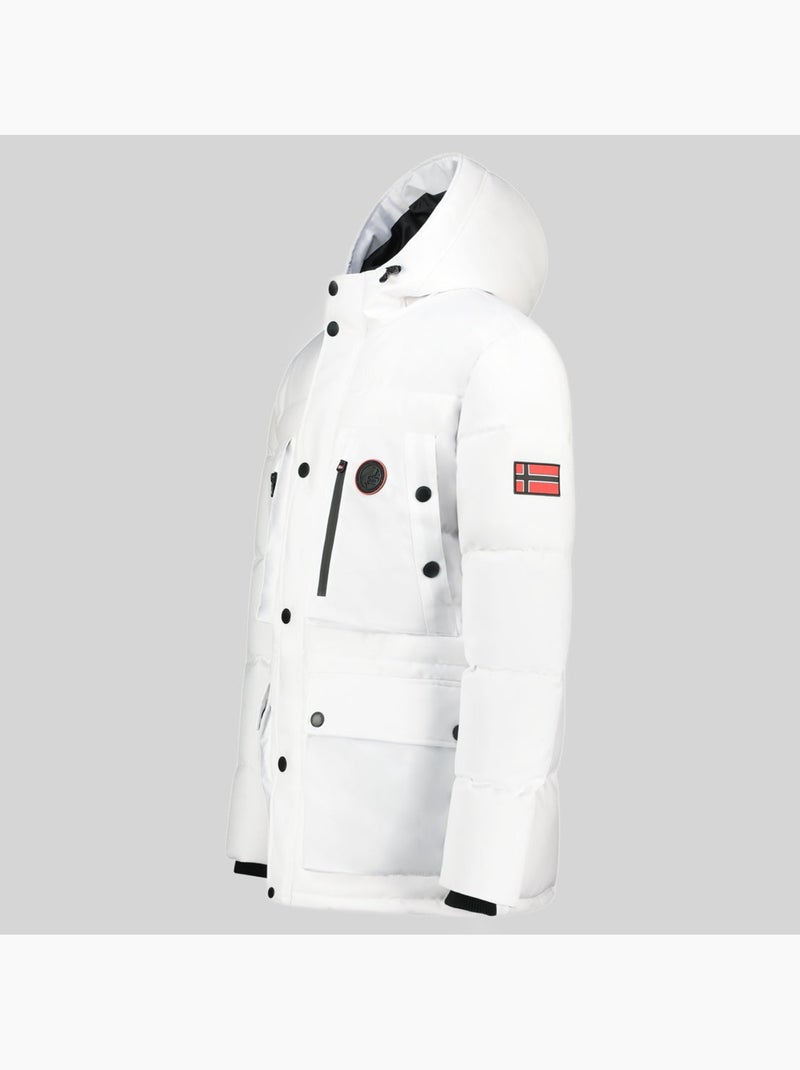 Parka à capuche albert – geographical norway Blanc - Kiabi