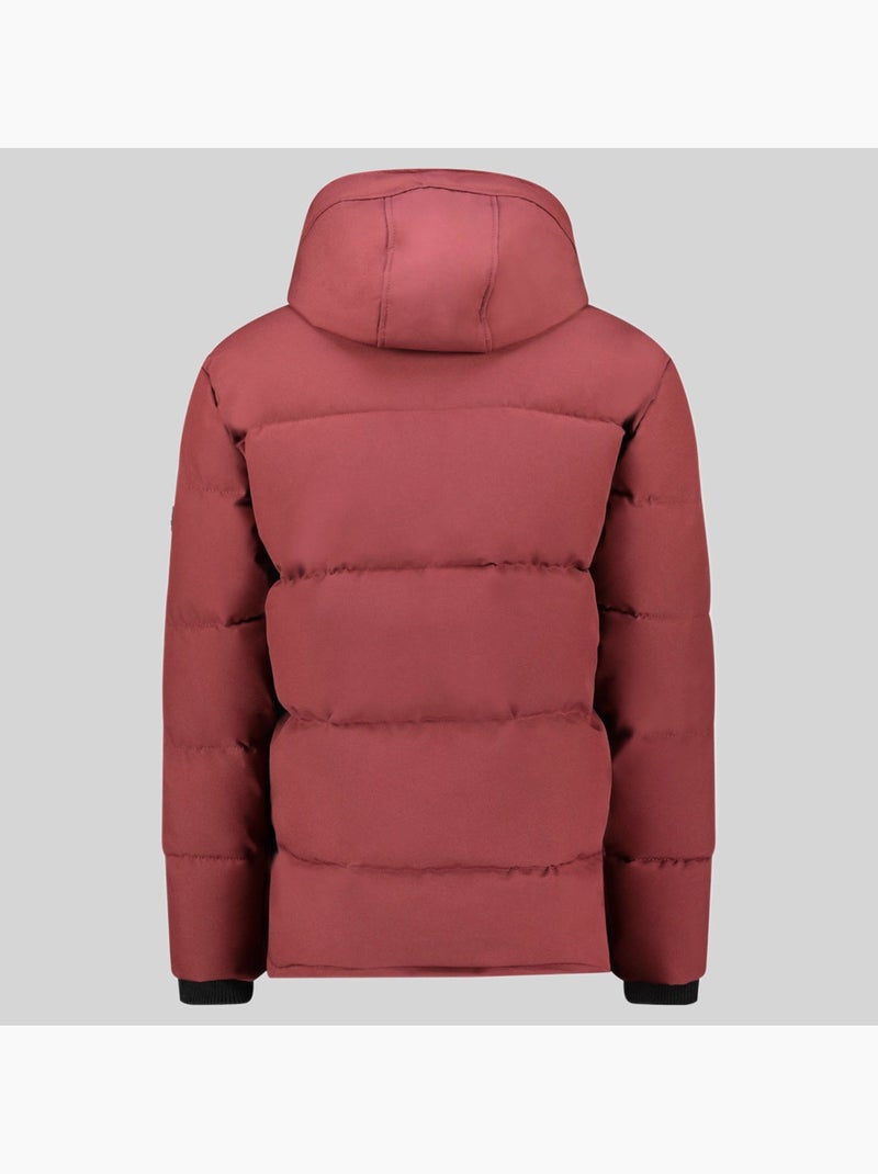 Parka à capuche albert – geographical norway Bordeaux - Kiabi