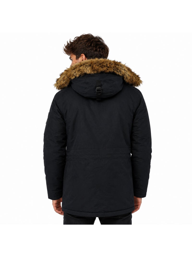 Parka à capuche alpes – geographical norway Noir - Kiabi