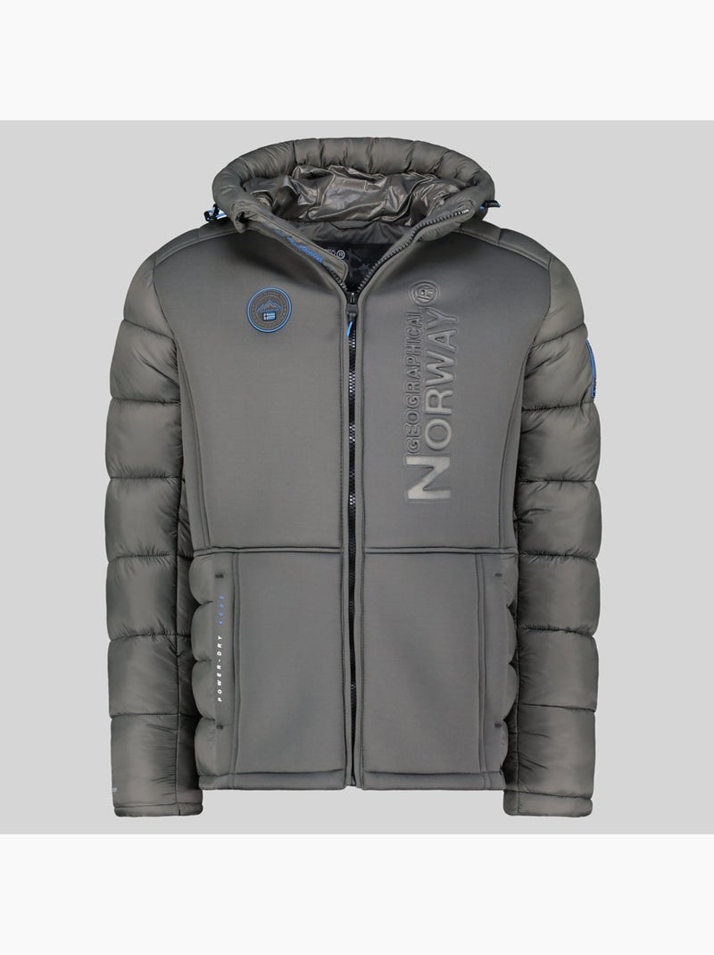 Parka à capuche bafare – geographical norway Gris foncé - Kiabi