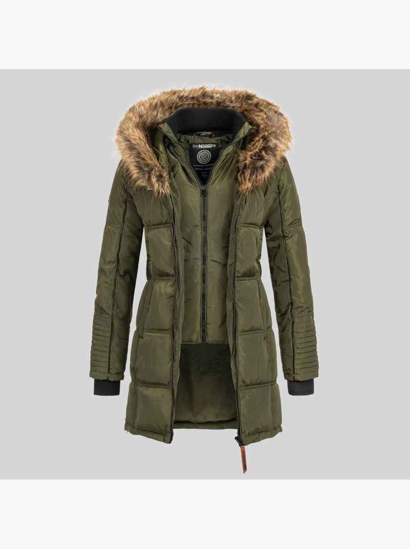 Parka à capuche beautiful – geographical norway Kaki - Kiabi