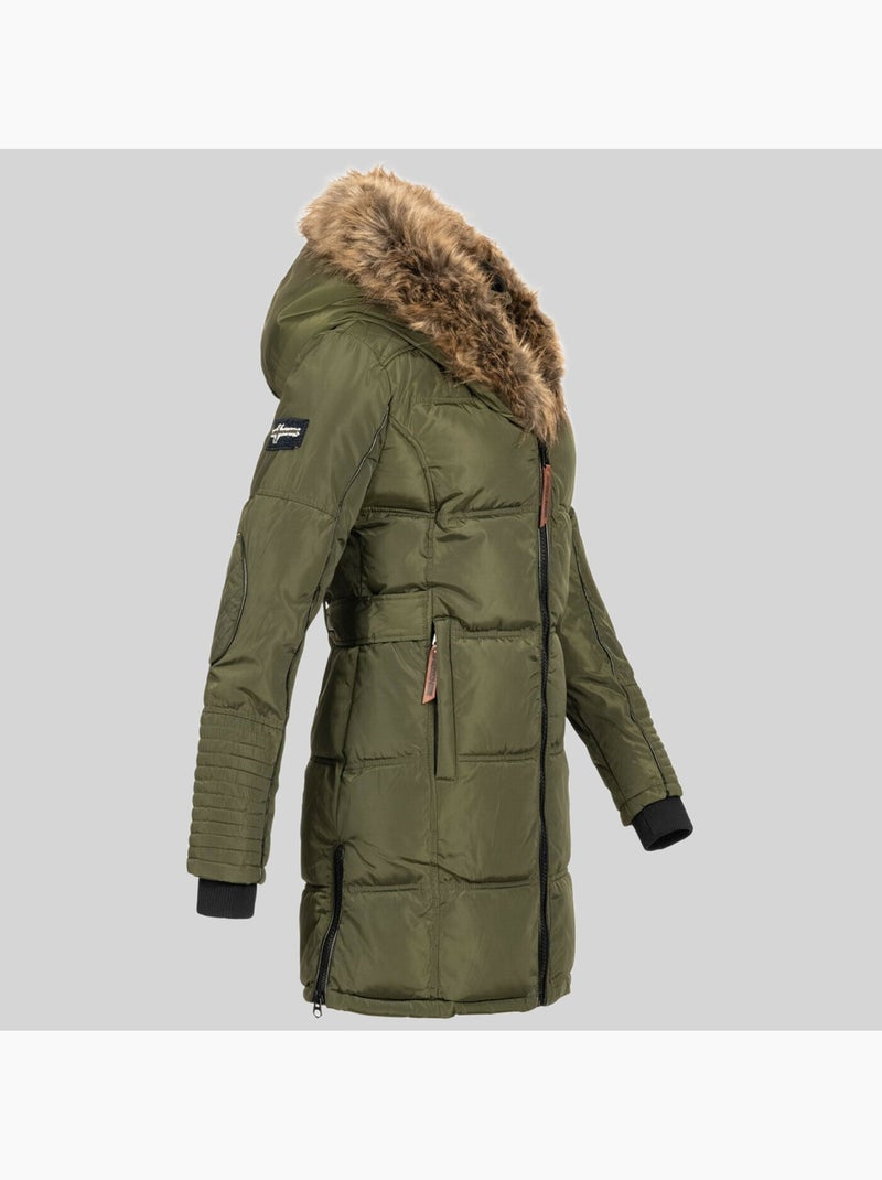 Parka à capuche beautiful – geographical norway Kaki - Kiabi