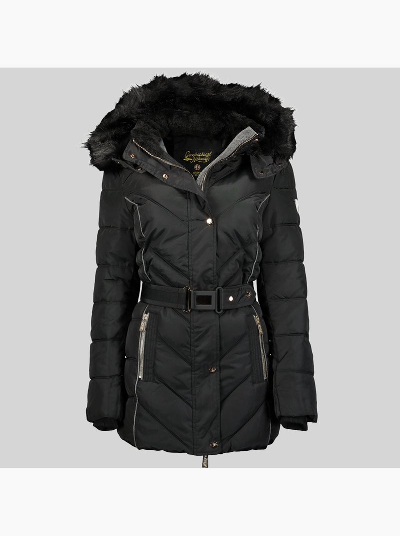 Parka à capuche becky – geographical norway Noir - Kiabi