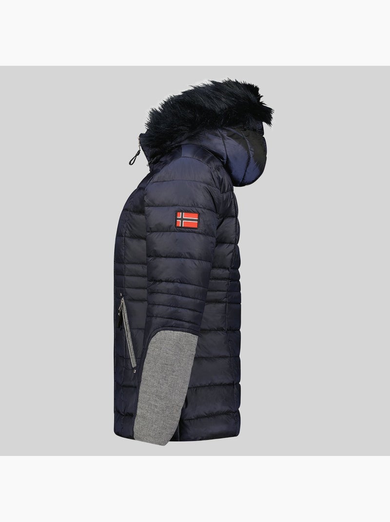 Parka à capuche belete – geographical norway Bleu marine - Kiabi