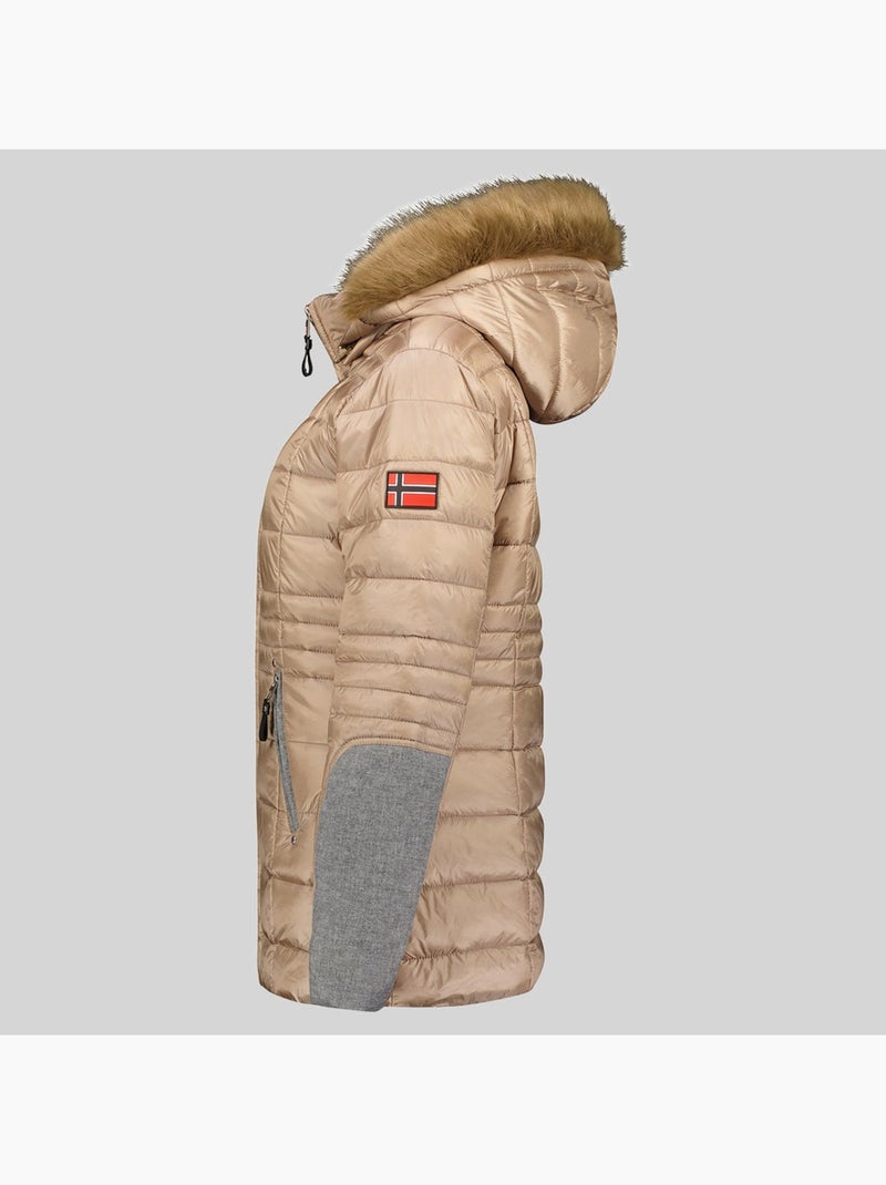 Parka à capuche belete – geographical norway Taupe - Kiabi