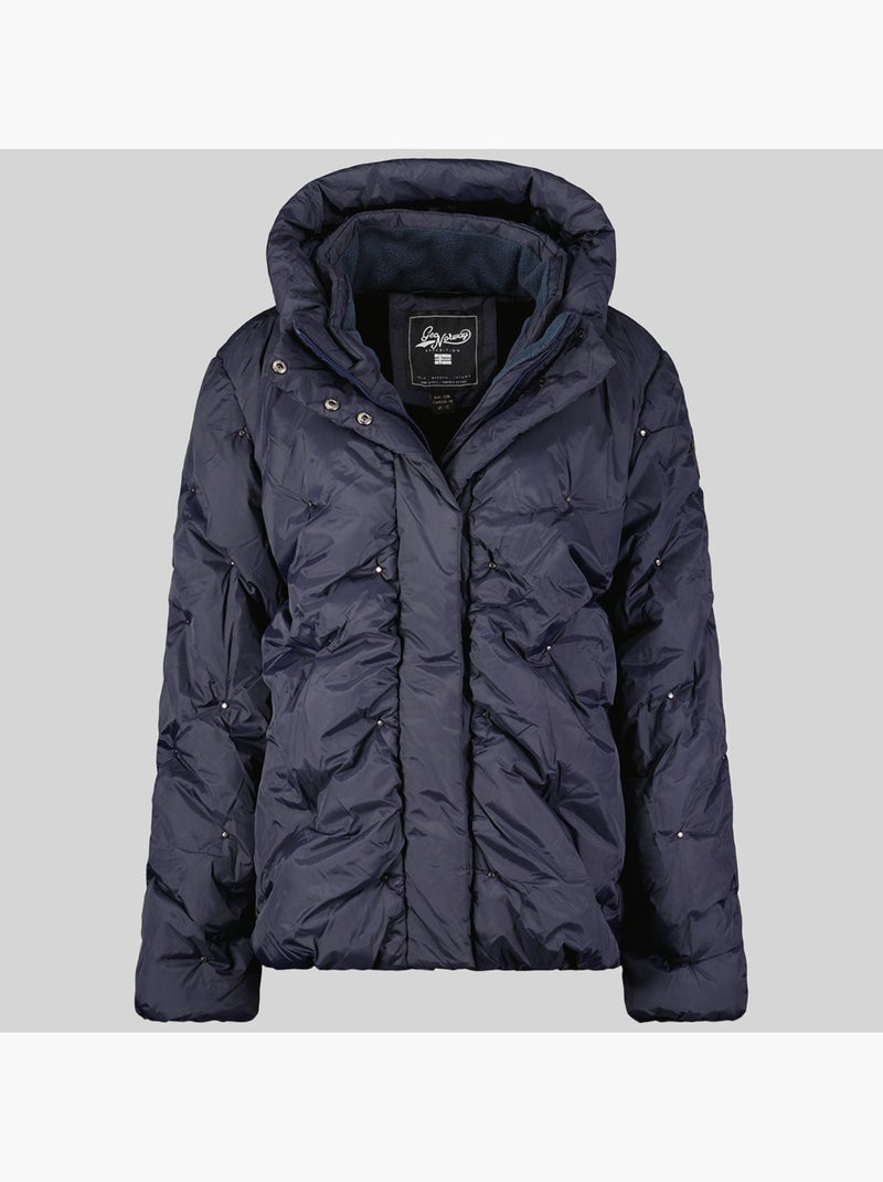 Parka à capuche berola – geographical norway Bleu marine - Kiabi