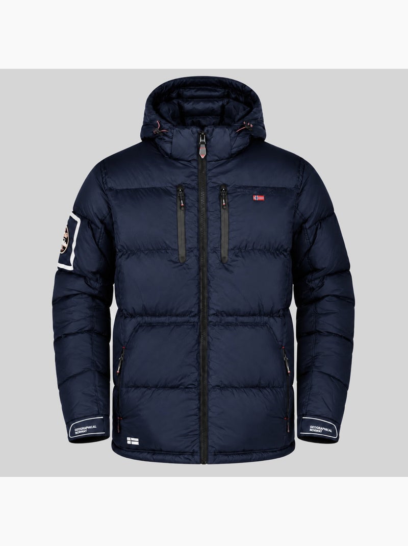 Parka à capuche bifidus – geographical norway Bleu marine - Kiabi