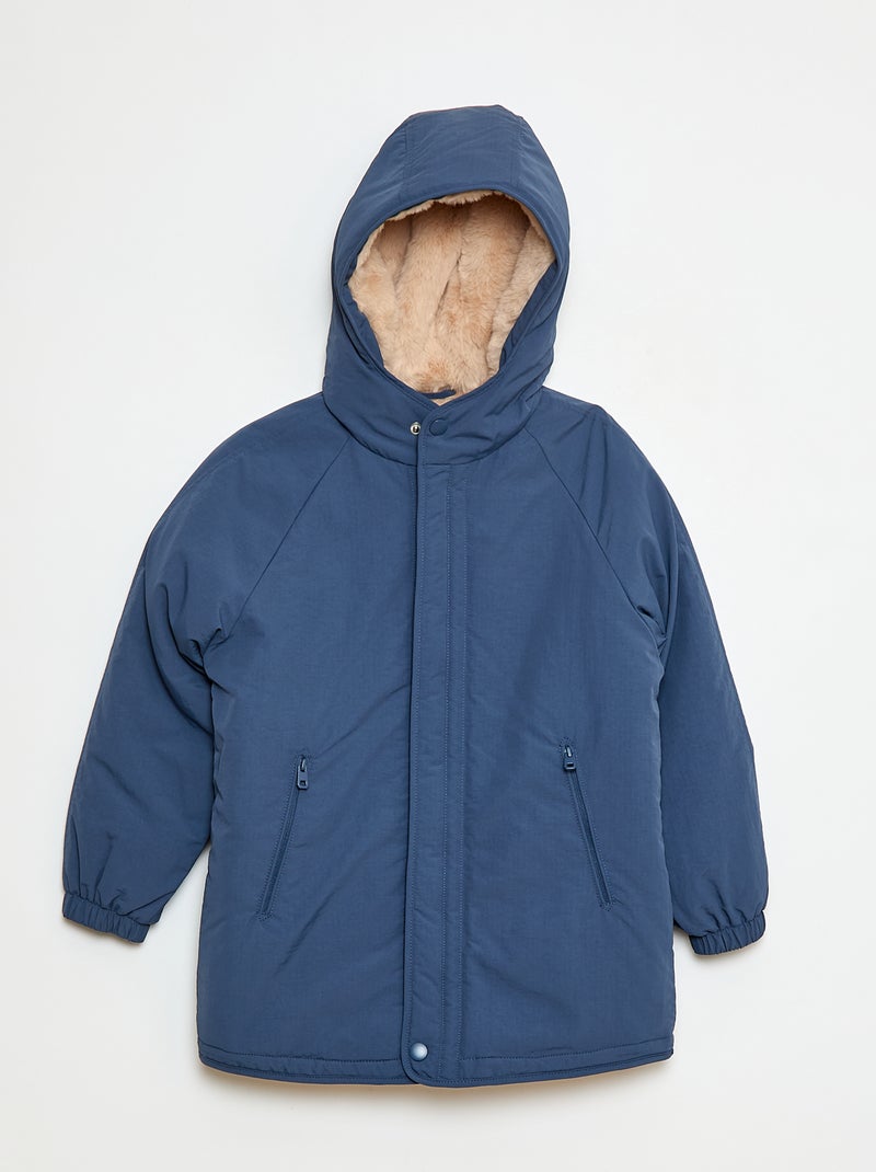 Parka à capuche Bleu - Kiabi