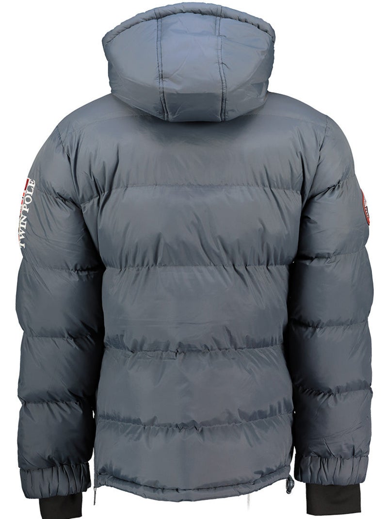 Parka à capuche blokus – geographical norway Gris foncé - Kiabi