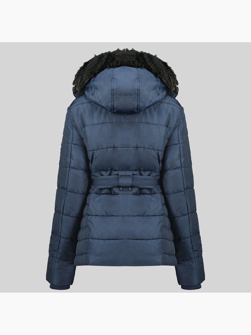 Parka à capuche blood – geographical norway Bleu marine - Kiabi