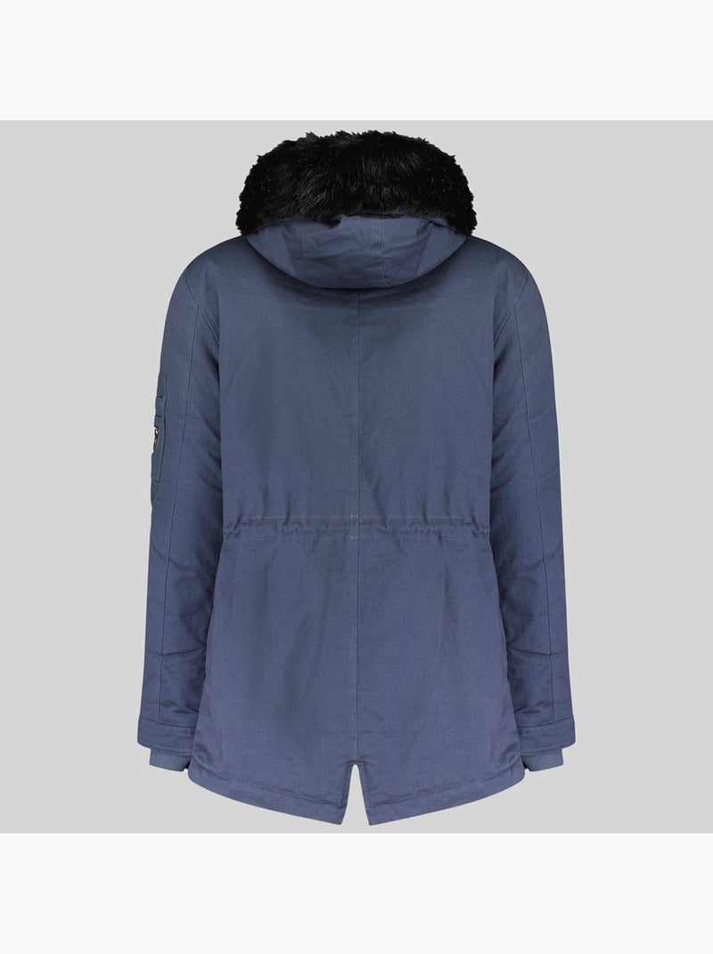 Parka à capuche boldina – geographical norway Bleu marine - Kiabi