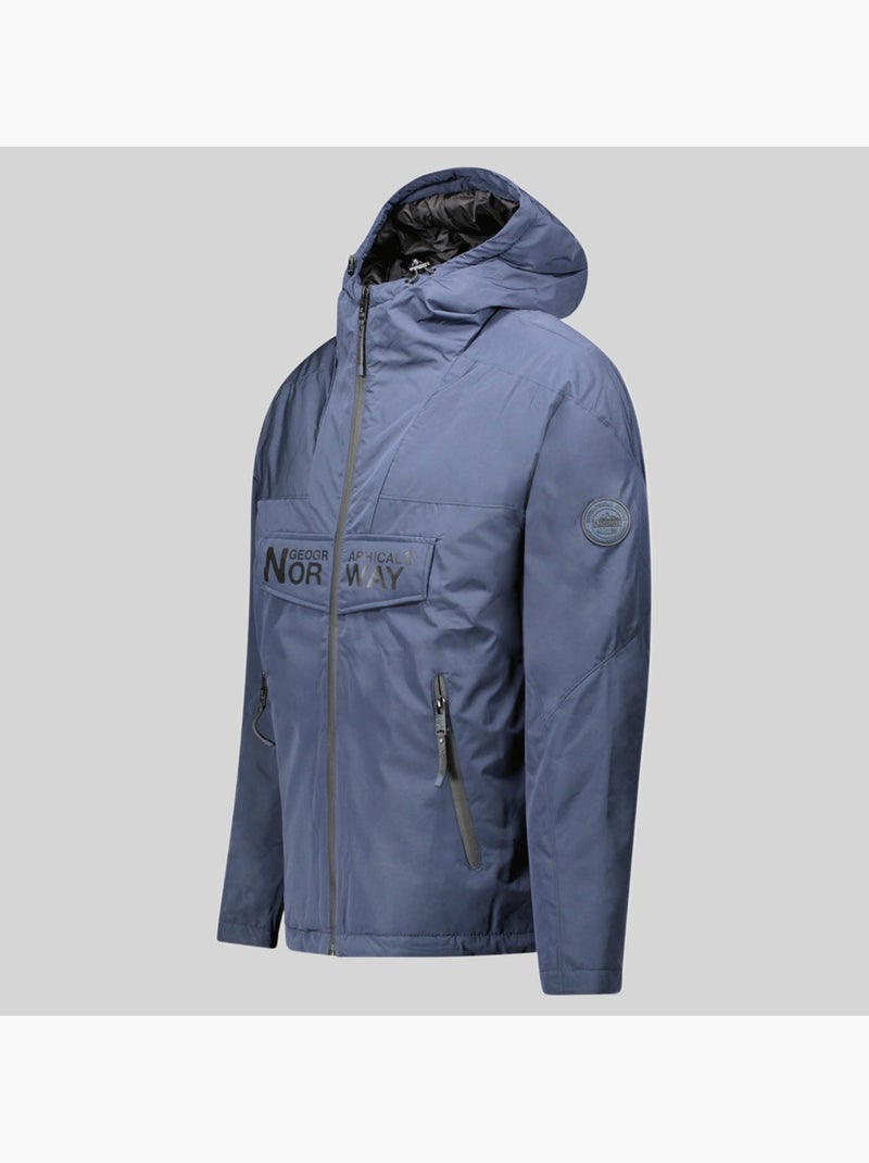 Parka à capuche buldozer – geographical norway Bleu marine - Kiabi