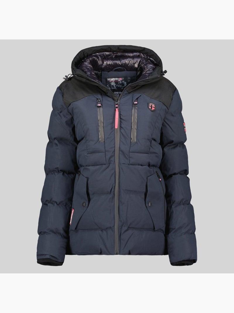 Parka à capuche cachot – geographical norway Bleu marine - Kiabi