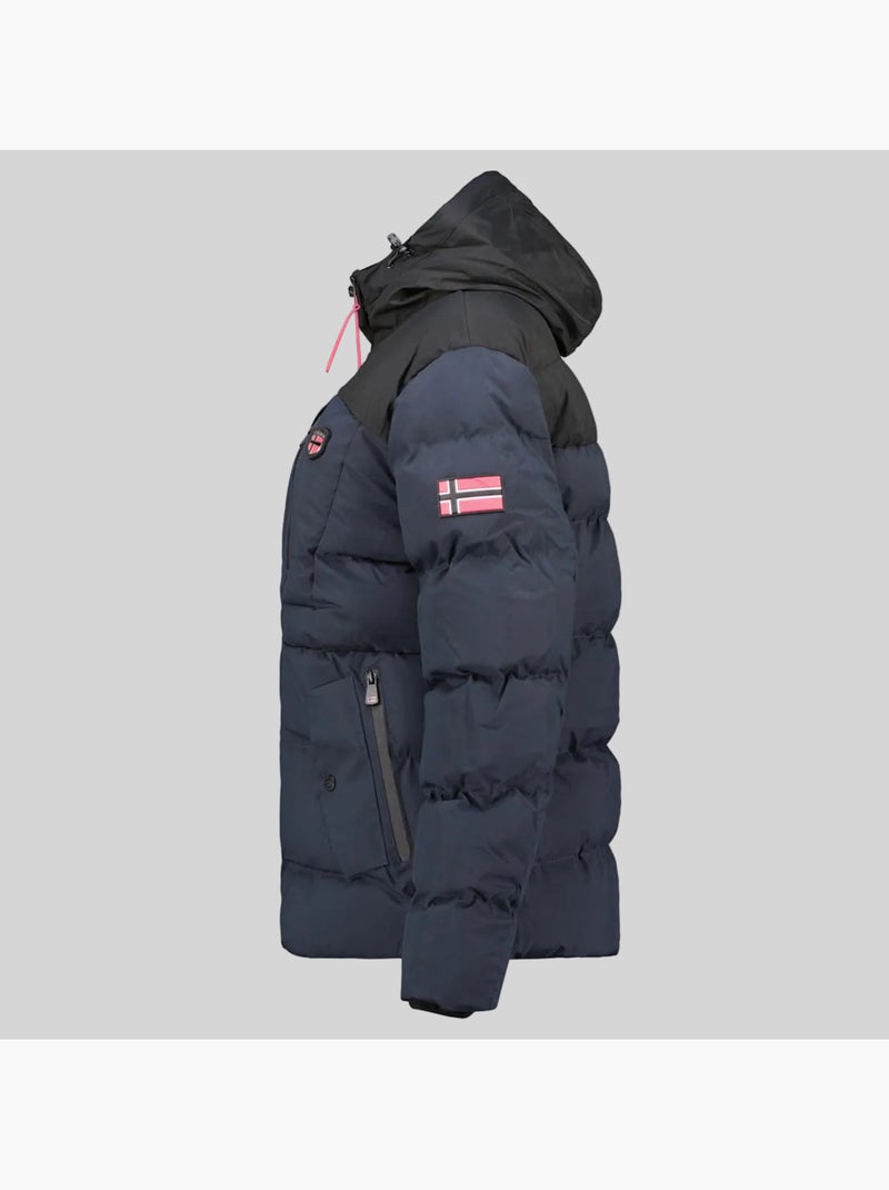 Parka à capuche cachot – geographical norway Bleu marine - Kiabi