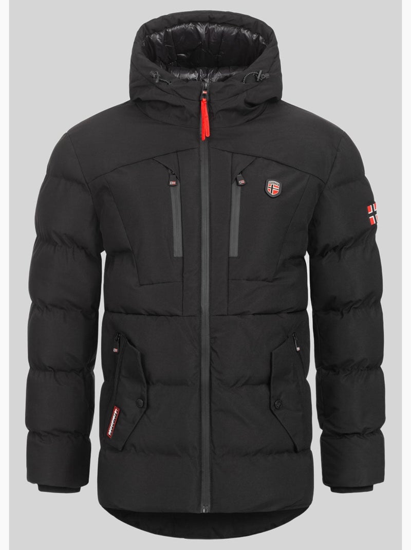Parka à capuche cachot – geographical norway Noir - Kiabi